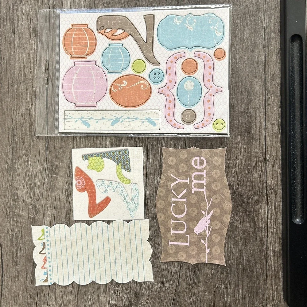 Scrapbooking‎ Lot Including Premade Layouts And My Minds Eye Coordinating Pieces
